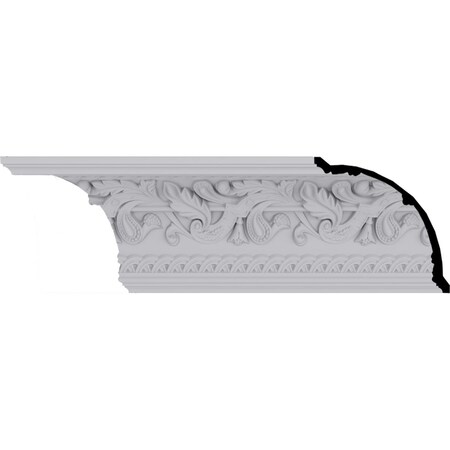Ekena Millwork 7"H x 7"P x 9 7/8"F x 94 1/2"L, (9 5/8" Repeat), Kinsley Crown Moulding MLD07X07X09KI